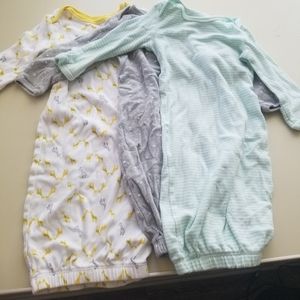 Set of 3 Carters sleeper gowns